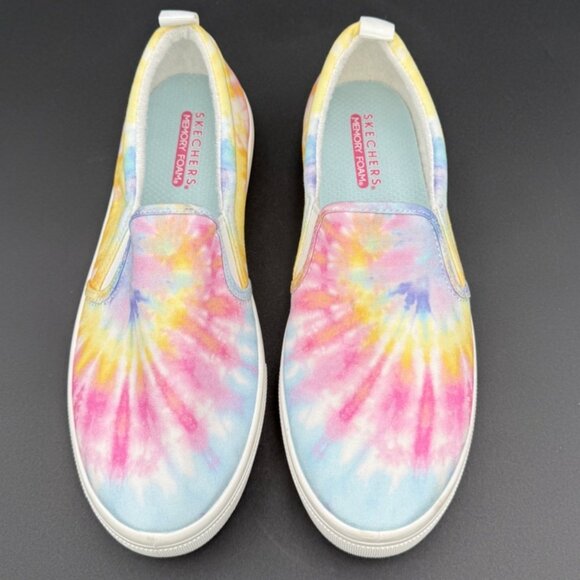 Skechers Womens Tie-Dye Slip-On Sneakers women’s size 8.5 - Picture 3 of 8